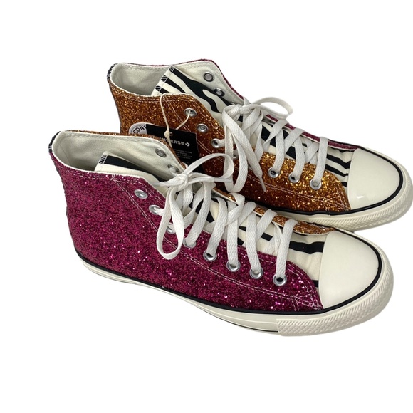 Converse Chuck Taylor High Synthetic Multi Women Sneakers Custom 173144C-PORWHT - Picture 4 of 11